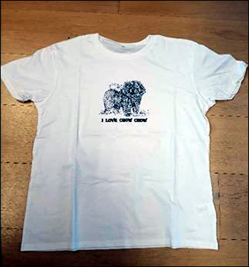 t-shirt mercatino solidale Chow Chow